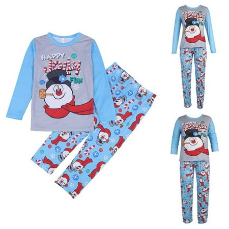 

BULLPIANO Christmas Mom Dad Kids Family Matching Pajamas Sets 2Pcs Women Men Xmas Jammies Sleepwear Loungewear