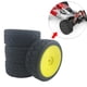 thumbnail image 5 of Paquete de 4 Neumáticos Hugo de goma 66mm para 144001 1:14 1:16 1:10 Crawler amarillo, 5 of 9