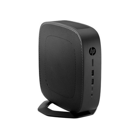 HP - t740 Thin Client Desktop - AMD Ryzen Embedded V1756B - 8 GB Memory - 64 GB Flash Storage - Black