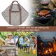 thumbnail image 3 of Bolsa para parrilla Bolsa de almacenamiento de utensilios de cocina de bolsillo lateral para sartén Oxford 600D para acampar al aire libre FLhrweasw Nuevo, 3 of 9