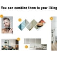 thumbnail image 3 of 6 Pack Acrylic Flexible Mirror Sheets Wall Mirror Tiles, 8 x 8 Inch Self Adhesive Acrylic Square Mirror Cuttable Mirror Wall Stickers for DIY Craft Home Wall Decoration, 3 of 5