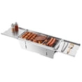 thumbnail image 6 of Vowella Foldable Portable Charcoal Grill, Stainless Steel Tabletop BBQ for Camping, Picnic, Garden & Beach, Easy Clean, Silver, 6 of 12