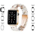 thumbnail image 3 of Compatible con correa de reloj Apple 38-40 mm / 42-44 mm serie 5/4/3/2/1, accesorio de correa de reloj de repuesto de pulsera de resina delgada, 3 of 4