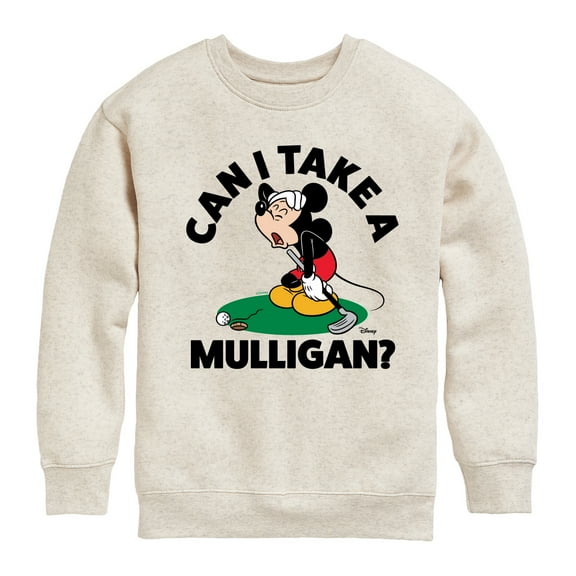 Disney - Can I Take A Mulligan - Toddler & Youth Crewneck Fleece Sweatshirt