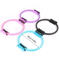 thumbnail image 3 of 15 Inch Pilates Rings Yoga Pilates Magic Circle Pilates Ultra Fit Exercise Resistance Fitness Toning Ring Workout Fitness Circles With Dual Grip Hand, 3 of 5