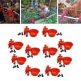 thumbnail image 4 of 10 Pcs Automatic Poultry Watering Cups Waterers Water Drinker Feeder for Chicken, 4 of 8