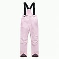 thumbnail image 4 of HCNTES Kids Waterproof Snow Bibs Toddler Boys Girls Ski Pants with Adjustable Shoulder Straps Warm Winter Wear(Light Pink,S), 4 of 7