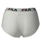 thumbnail image 5 of FILA Women's Hipster - 4 paquetes de calzoncillos, cintura con logotipo, algodón elástico, unicolor Blanco/Negro/Gris/Marino L (Large), 5 of 7