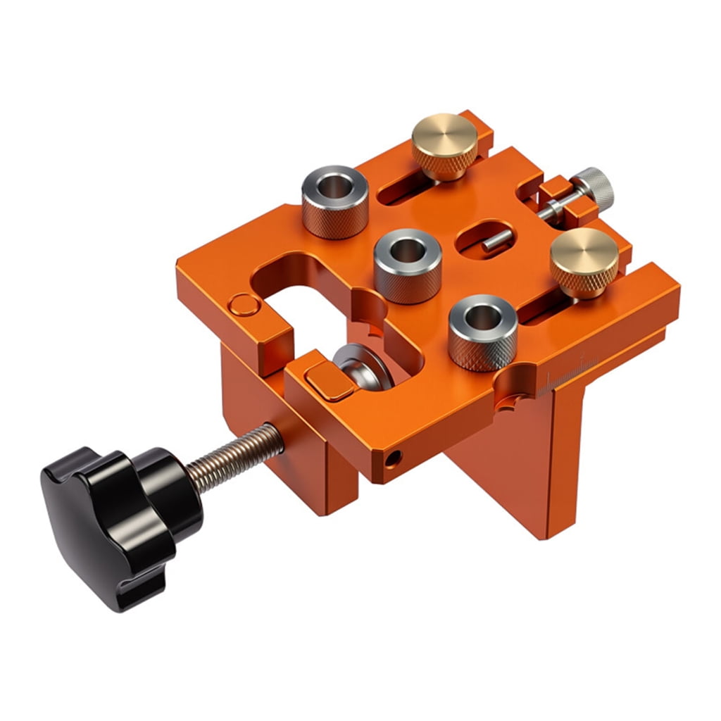 PatungKu Clear Scale Hole Punching Locator Aluminum Hole Drilling Jig MultiFunction