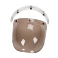 thumbnail image 4 of Visera repuesto para cascos, accesorios transparentes, fácil instalar, cubierta facial para cascos, lente para entusiastas las motocicletas. Negro, 4 of 8