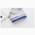 thumbnail image 4 of KPOPLK Baby Cotton Romper PJM Infant Boys Short Sleeve One-Piece Jumpsuit Sleeping Bodysuits Summer Loungewear Outfits 3-18M Size 6-9 Months,Blue, 4 of 9