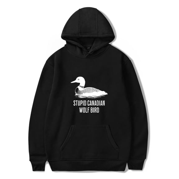 Heated Rivalry Merch Stupid Wolf Bird Character Hoodie Long Sleeve Pullovers Graphic Unisex Casual Outfit
