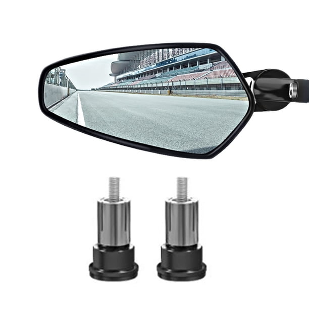 Espejo retrovisor para manillar de motocicleta, piezas para espejo retrovisor de bicicleta (negro)