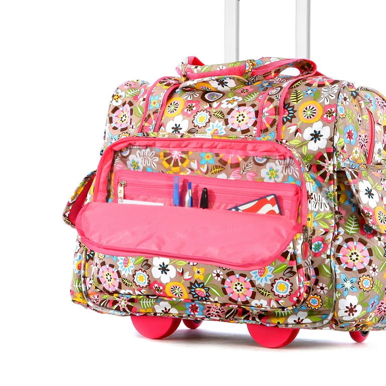 Olympia USA Deluxe Fashion Rolling Overnighter Luggage - Walmart.com