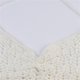 thumbnail image 3 of Gibobby Camisola pequeña de cuello colgante corto de lana con transparente de cuadrícula de Color sólido para mujer(Blanco,M), 3 of 5