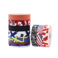 thumbnail image 1 of 3 Rolls Hockey Grip Tape Cotton Hockey Stick Tape Colorful Sport Safety Ice Field Hockey Badminton Golf Tape 2.5cmx25m3 Rolls Blue cross He Qiyong unisex, 1 of 1