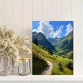 thumbnail image 2 of Alpine Valley Landscape Canvas Print, Decor for Living Room, Office, Cabin, Mountain View Decor, 2 of 8