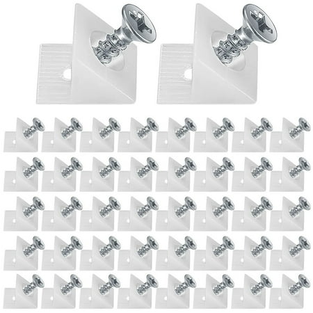 

100 x Repair Fixing Drawer Chest Bottom Sagging Support Mending Mend Wedge Screw
