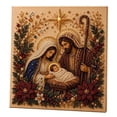 thumbnail image 5 of Religious Christmas Nativity Diamond Painting Kit Holy Family Pearl Bead Art Birth of Jesus 5D Resin Rhinestone Canvas Catholic Christian Wall Decor Spiritual Holiday Handmade Gift, 5 of 7