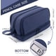 thumbnail image 5 of MAMUNU Estuche para lápices de gran capacidad con 4 compartimentos, bolsa para lápices con cremallera y asa portátil, estuche para bolígrafos, organizador de papelería para oficina, universidad,, 5 of 7