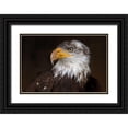 thumbnail image 1 of Cumming, Jim 32x23 Black Ornate Wood Framed with Double Matting Museum Art Print Titled - Caged Eagle, 1 of 4