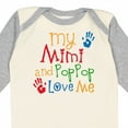 thumbnail image 4 of Inktastic Mimi and Poppop Love Me Boys or Girls Long Sleeve Baby Bodysuit, 4 of 5