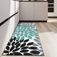 thumbnail image 4 of Simple Petal Shaped Geometric Floral Pattern Kitchen Rug Mat,Kitchen Runner Rugs Non Skid Washable,Decorative Kitchen Floor Mats for Kitchen,Sink,Laundry,17"X47", 4 of 5