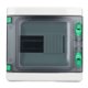 thumbnail image 2 of Caja De Protección De Distribución De Energía, Caja De Conexiones De Distribución Instalación En Riel DIN De 8 Resistente A Impactos IP65 Impermeable Para Exteriores, 2 of 7