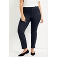 thumbnail image 5 of June + Vie Women's Plus Size Curvie Fit Straight-Leg Jeans, 5 of 5