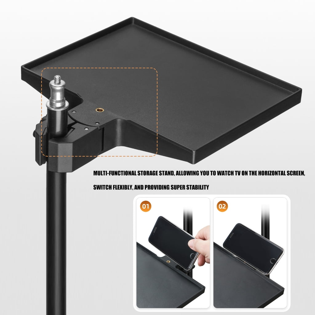 Professional Recording Equipment Mic Stand Tray For Microphones Stands Mixer Supports 2kg Load Durability ABS Construction
