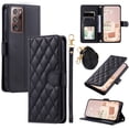 thumbnail image 3 of for Samsung Galaxy Note 20 Ultra Elegant Phone Case Wallet Pocket with Card Holder for Women,Crossbody Strap Case for Samsung Galaxy Note 20 Ultra with Strap Lanyard,Magnetic Flip Leather Case,Black, 3 of 10
