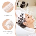 thumbnail image 2 of Qarigey 300 Uds protectores de oído transparentes impermeables orejeras protector protector elástico portátil telescópico cubierta de Cuidado del cabello, 2 of 6