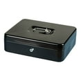 thumbnail image 1 of Dsseng Metal Money Box with Lock And 2 Keys Fireproof Cash Safe Box Anti-theft Shockproof Secure Multi Compartments Storage Valueable Things Deposit Tin, 1 of 11