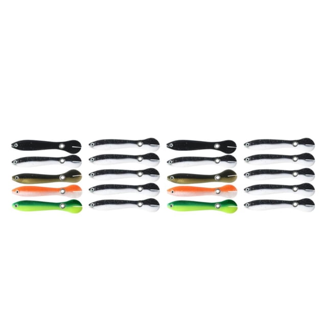 Cebo biónico Toystoory Señuelos artificiales 7cm 2Conjunto Negro/Colorido