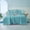 Dark Green, variant on Aisbo Cooling Blanket Queen Size, Lake Blue and Light Gray Summer Comforter