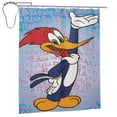 thumbnail image 5 of Shower Curtain Cartoon Art Bath Shower Curtains with 12 Hooks, Waterproof Washable Polyester Bathroom Home Decor Set 60x72 Inch Iron, 5 of 8