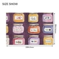 thumbnail image 4 of Yayeee Bath Rugs for Bathroom Floor Set of 2 Non Slip Fluffy Soft Absorbent Mat, Purple Jam, 4 of 7