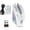 White Grey, variant on Yajisi RGB Gaming Mouse Wired/BT/2.4G 3 Modes Connectivity with Ergonomic Design for Computer, 5.12 inches / 13 cm, Yellow