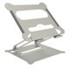 thumbnail image 5 of Soporte para computadora portátil, escritorio portátil plateado, plegable, retráctil, elevable, ángulo ajustable, soporte para computadora de refrigeración de aleación de aluminio, 5 of 12