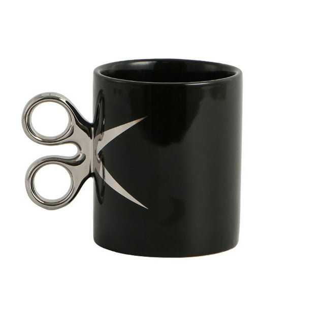 Taza de Cerámica HappyWare con Mango en Forma de Tijera 350ml