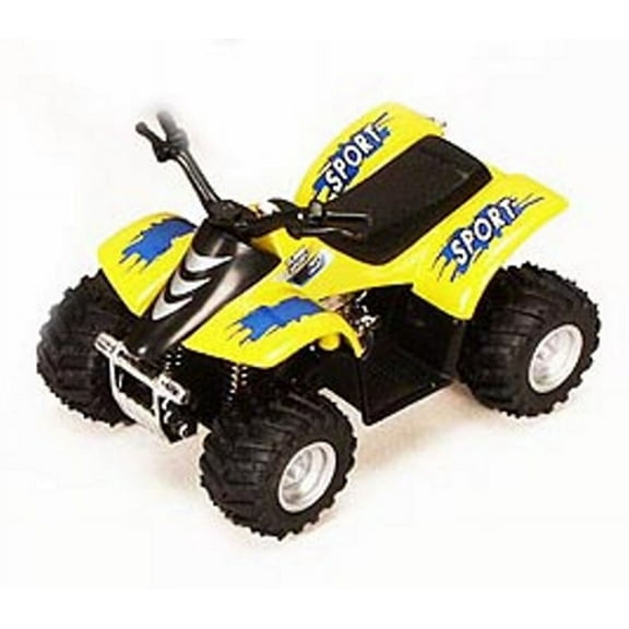 Smart ATV, Yellow - Kinsmart 3506D - 3.5" Diecast Model Toy Car (Brand New, but NOT IN BOX)