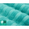 thumbnail image 3 of American Soft Linen Turkish 6 Piece Towel Set, 100% Cotton Premium Soft Bathroom Towels, Turquoise, 3 of 10