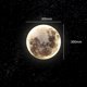 thumbnail image 1 of Lune Apliques Murale Lumire Moderne Luxe Alle Crative Couloir Lampe Murale Art Lampemoon Style, 1 of 4