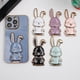 thumbnail image 4 of Accesorios para celulares, soporte para celular para auto, soporte para celular, soporte plegable con forma de conejito, soporte para celular de escritorio, linda tarjeta ventilada, regalo para estudi, 4 of 5