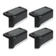 thumbnail image 1 of Paquete de 4 luces solares para terraza FloreceBien para exteriores, iluminación LED impermeable negra para escalones, patios y caminos, 1 of 5