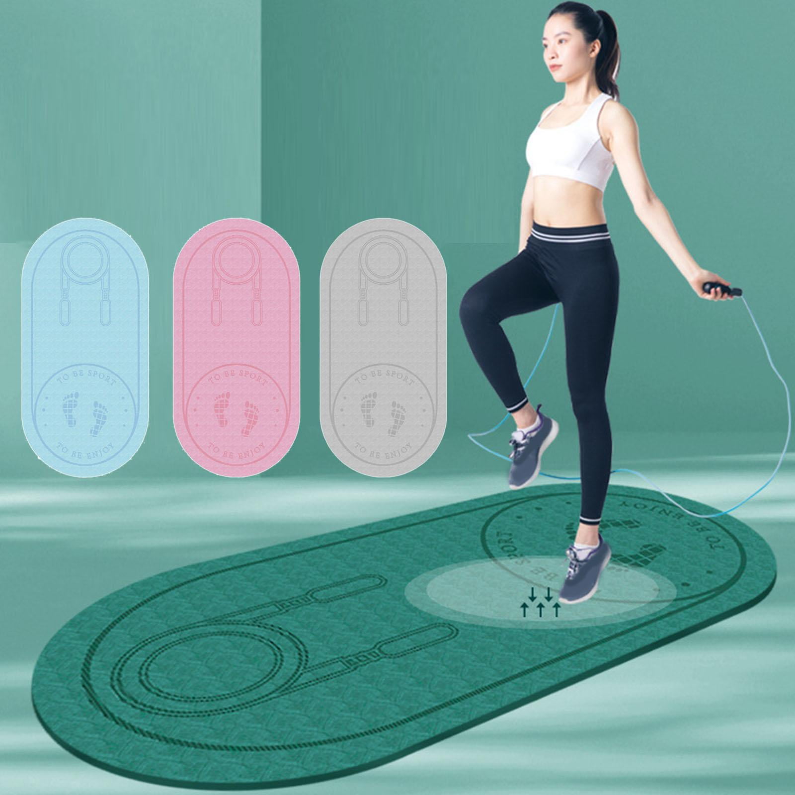 funtasica Anti- Exercise Mat Soundproof Absorption High Density Shock Absortion Indoor Fitness Work Out Dance Yoga - 1300x610x6mm Pink, 1300x610mm 1400x660mm
