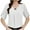 White, variant on Womens Dress Shirts Fashion Solid Color Button Crewneck Long Sleeves Loose Comfy Casual Tees Blouses & Shirt Tops Beige Medium