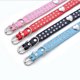 thumbnail image 5 of Worallymy Pet Collar Rhinestones Crystal Heart PU Leather Pet Collar Joyas Regalos de vacaciones,Blue,S Worallymy JD735811285, 5 of 7