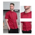thumbnail image 3 of Filipina Chef Transpirable Suaveusable Manga Corta Uniforme, 3 of 8
