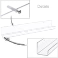 thumbnail image 4 of 6 Pack Of Shelf Clear Acrylic Nail Polish Wall Rack Organizer Holds (6 PACK), 4 of 5